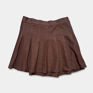 GARAGE Skirt Size M Brown Mini Academia Pre-Owned